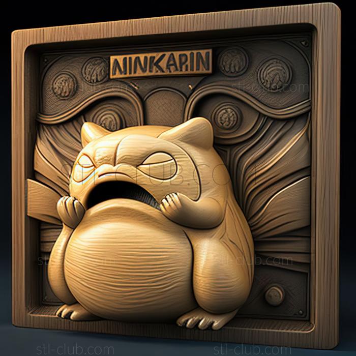 3D model Wake Up Snorlax Wake Up Kabigon (STL)